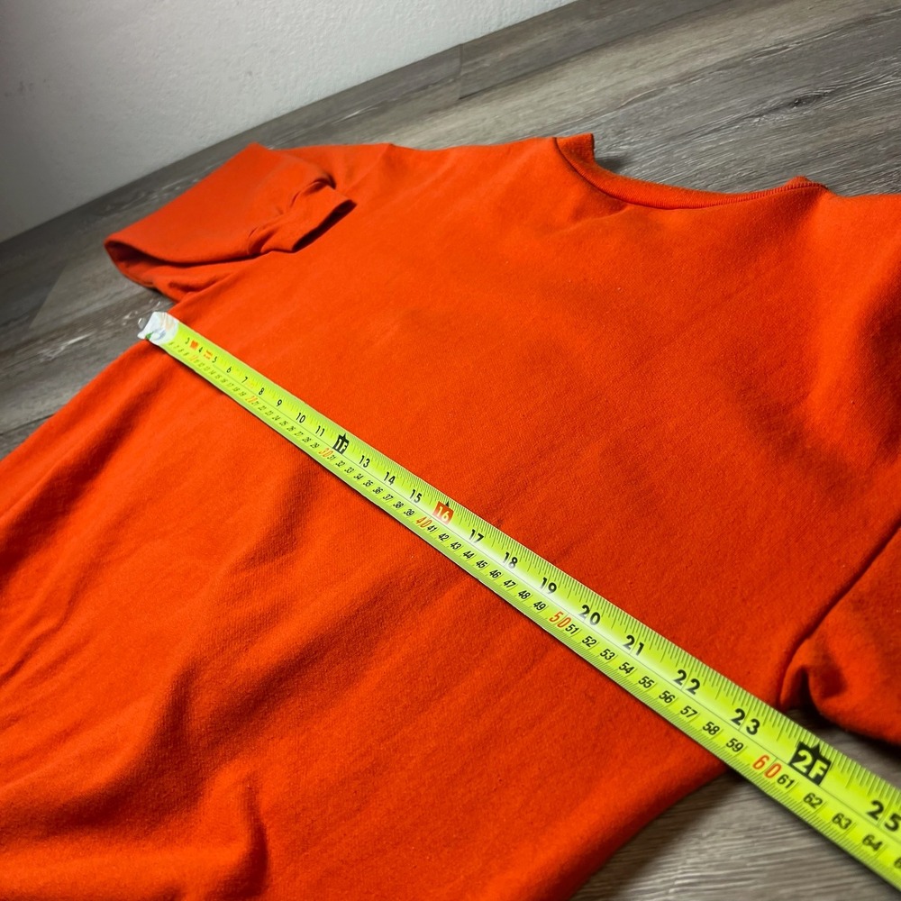 Peanuts Snoopy Sweatshirt Unisex Medium Orange Halloween Joe Cool Graphic 90s - Picture 7 of 10